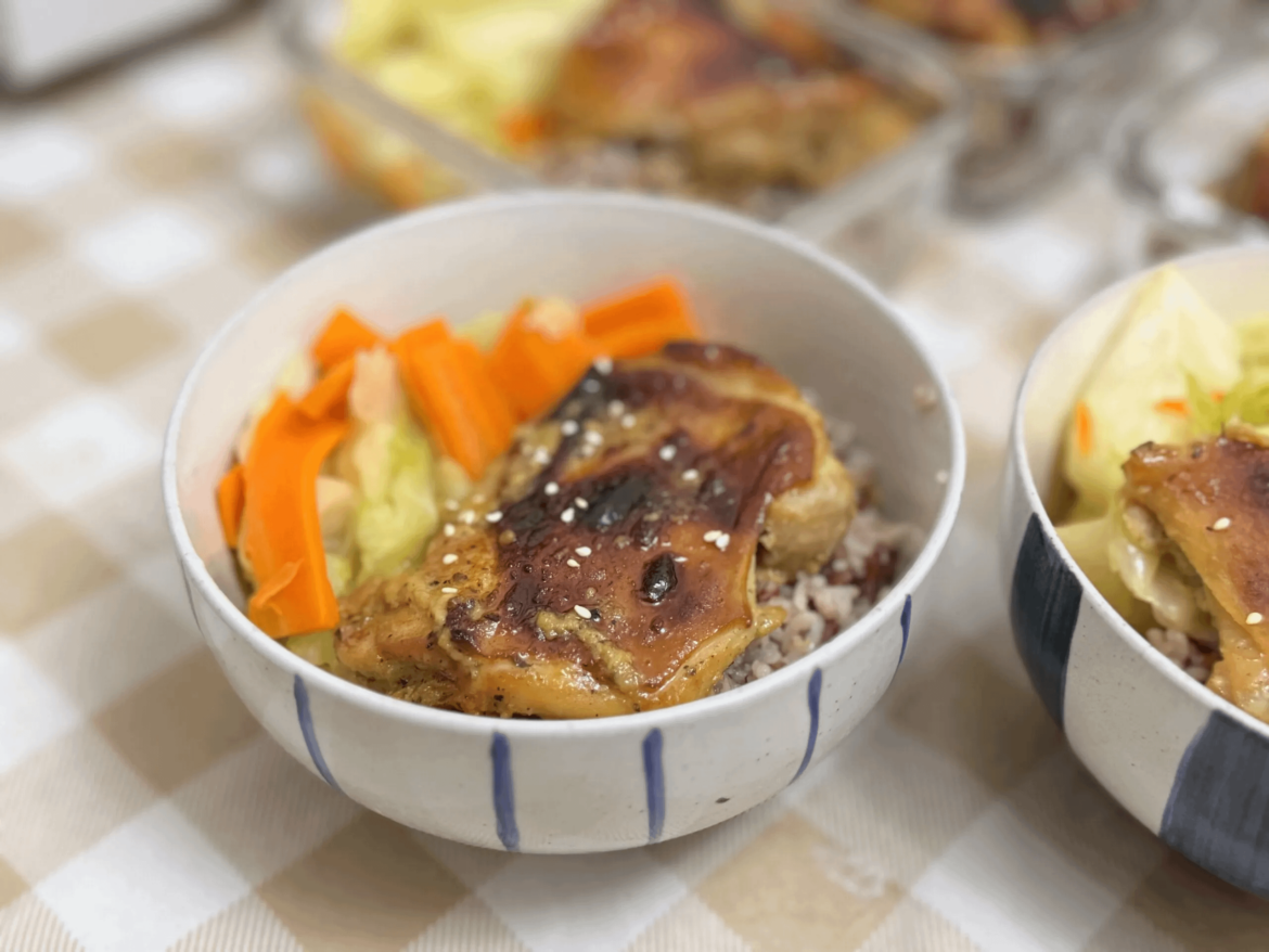 Roasted Honey Mustard Chicken Thighs for Meal Prep
