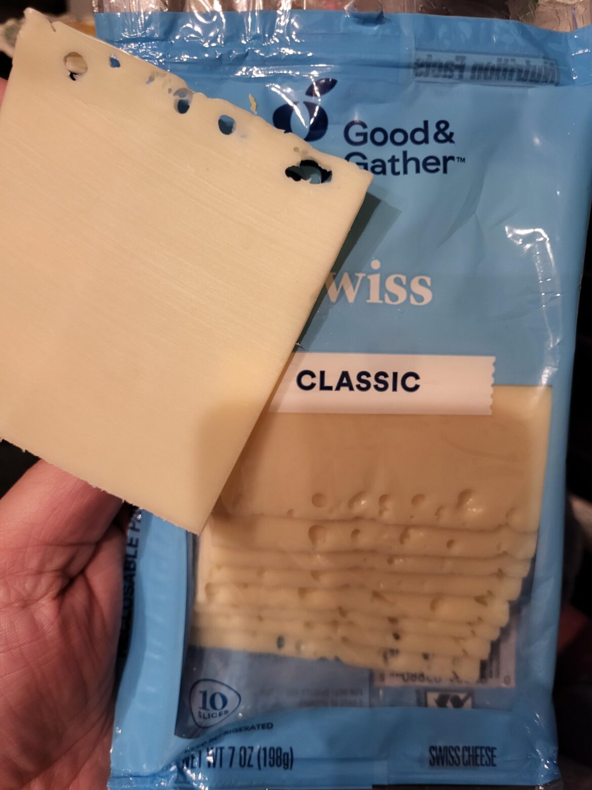 They only put holes in the display part of the Swiss cheese