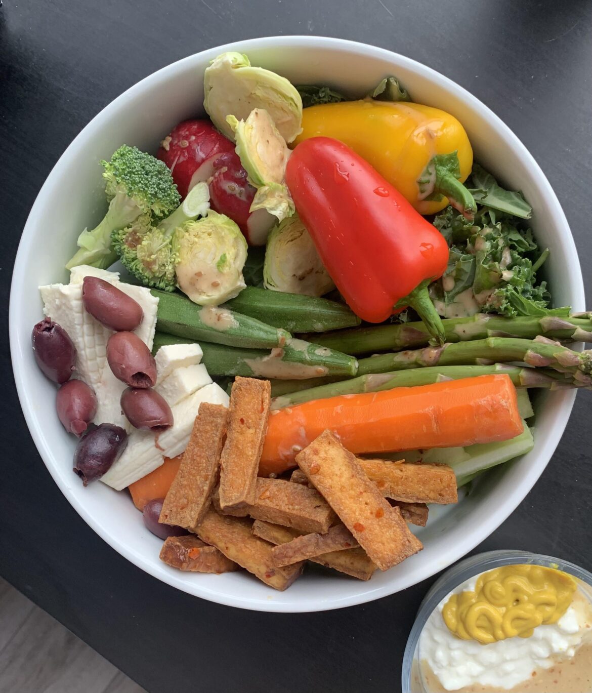 I prefer to eat my salads with raw whole pieces of veggies. My husband thinks it’s shitty. Is it? I think it’s delicious 😋