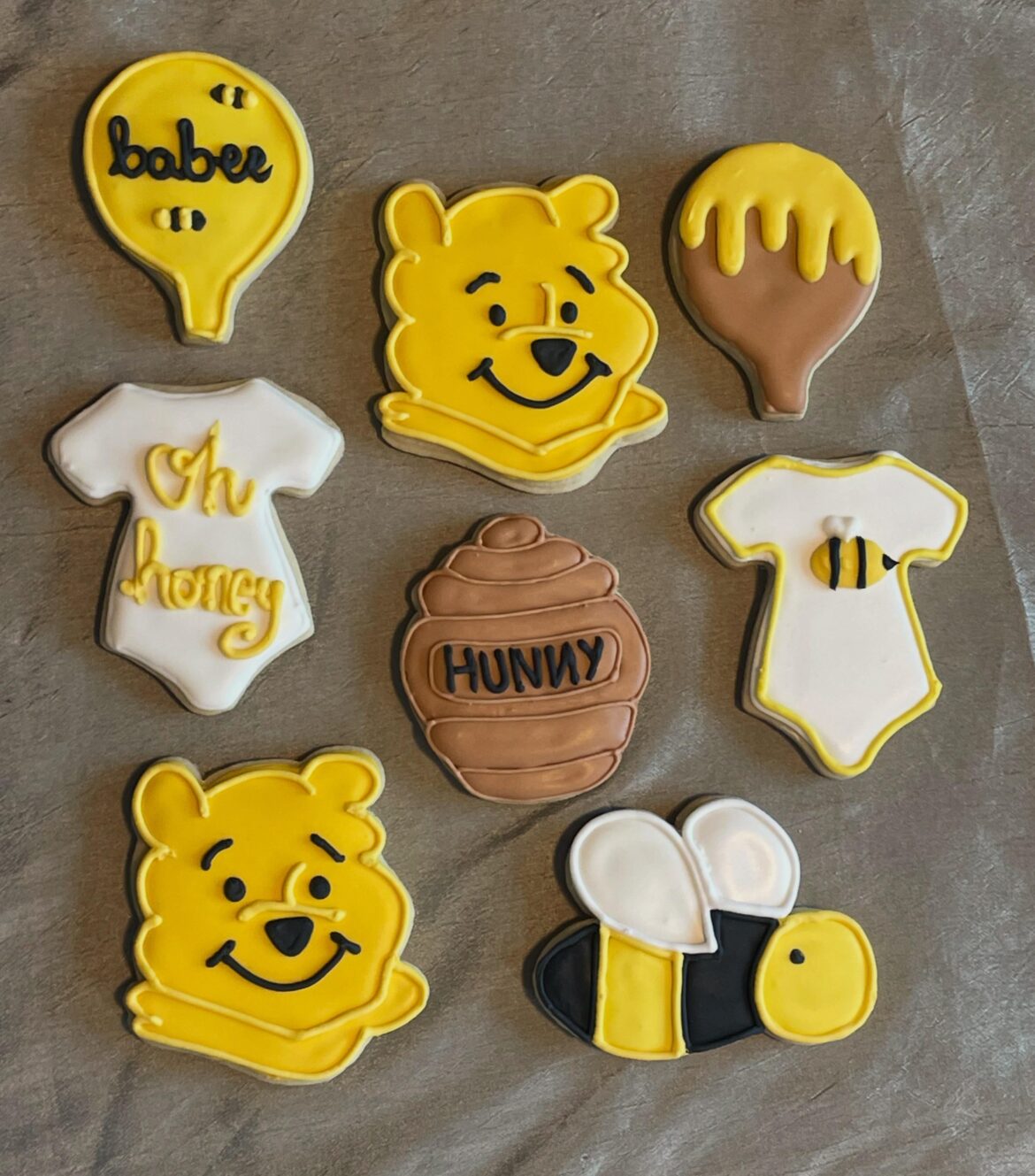 Baby shower cookies