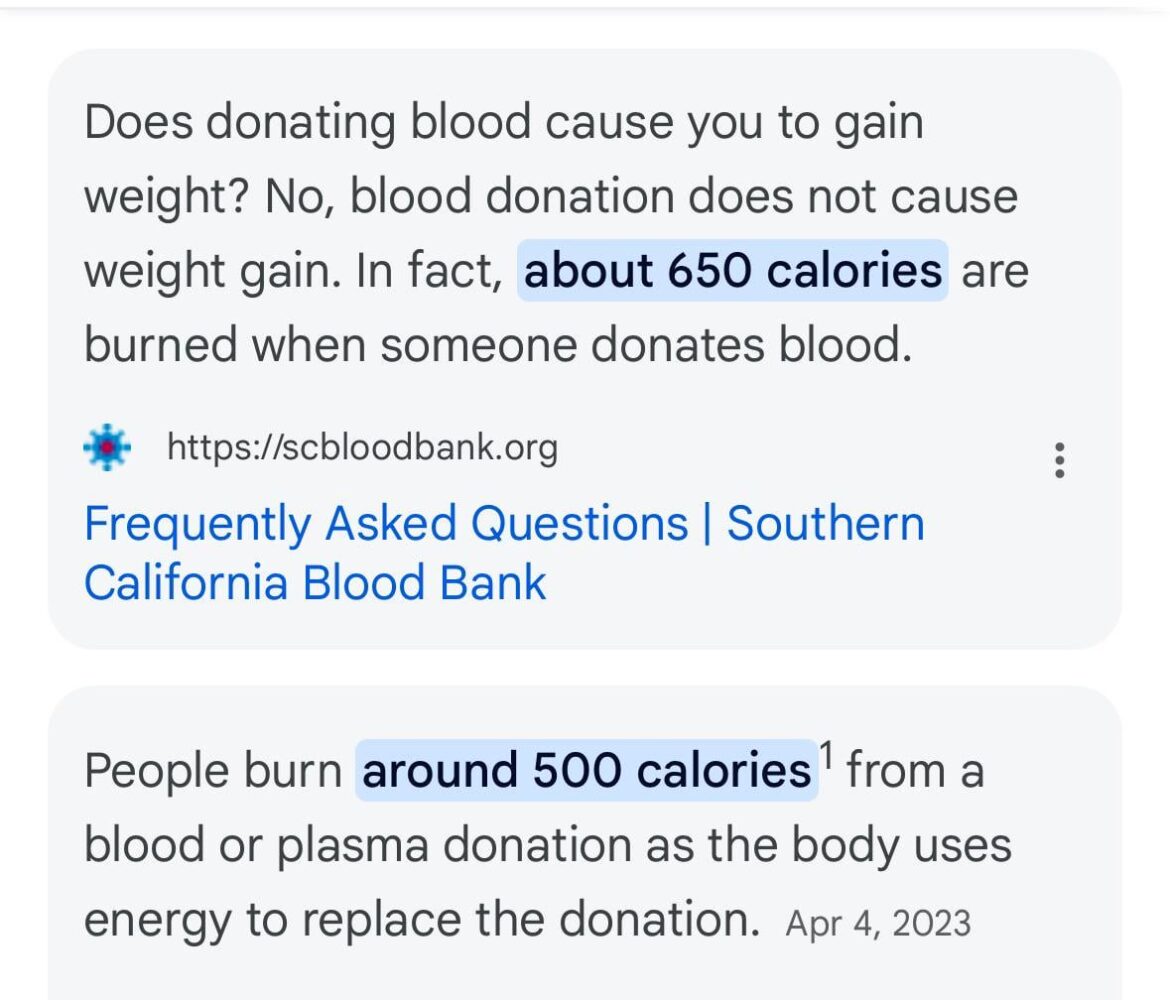 i donated blood today… a win is a win🤭