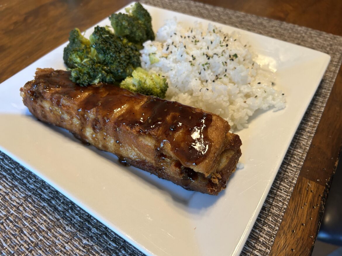 Crispy fried pork belly