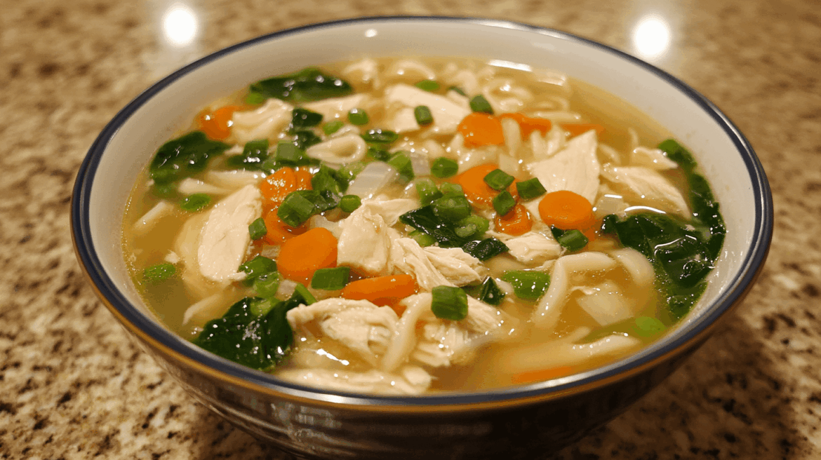 Miso Chicken Noodle Soup