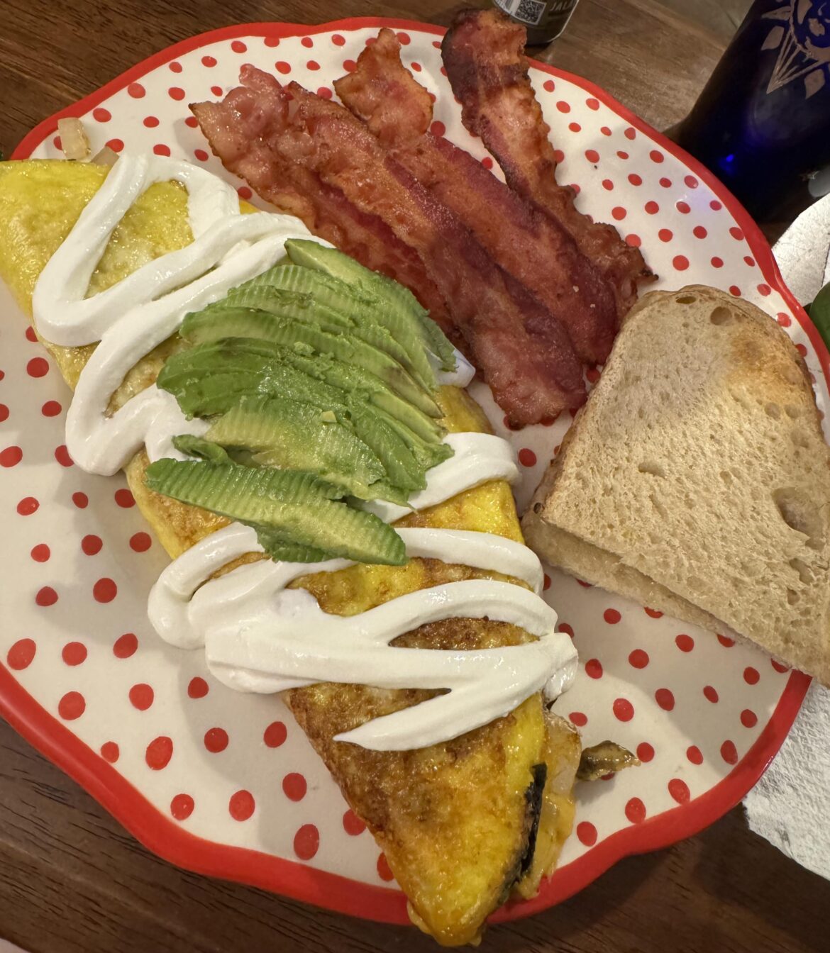 my prettiest omelette yet :’)