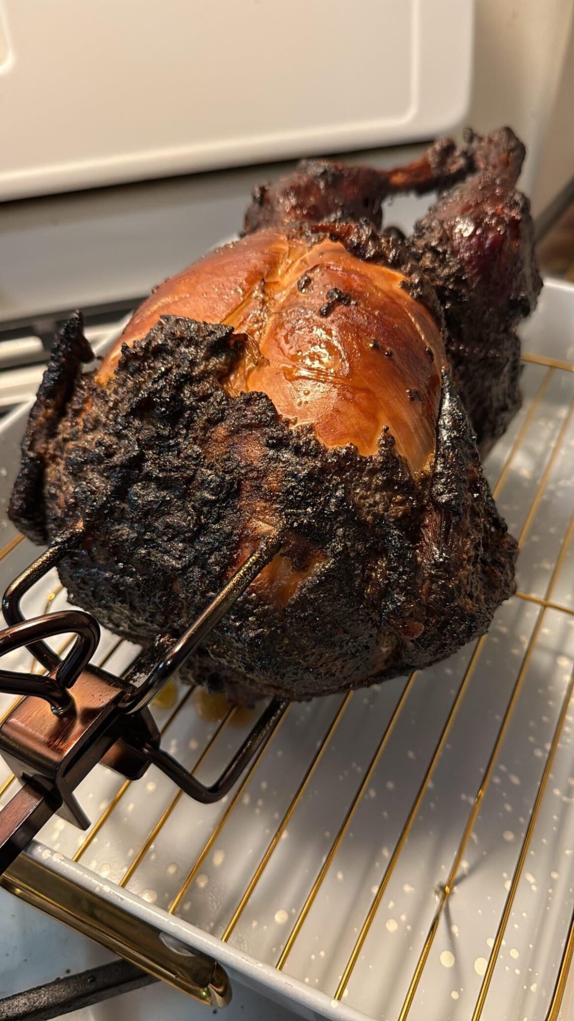 First crack at a rotisserie chicken