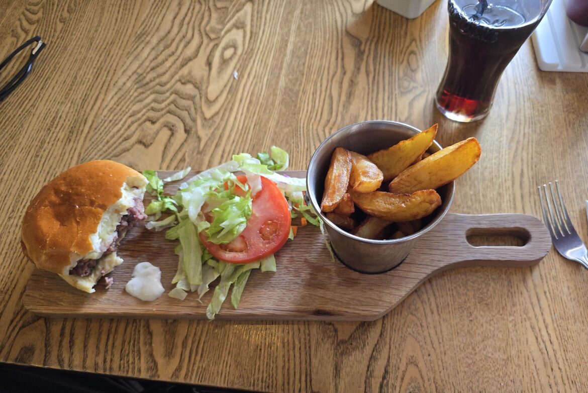 Burger on a spanking paddle?