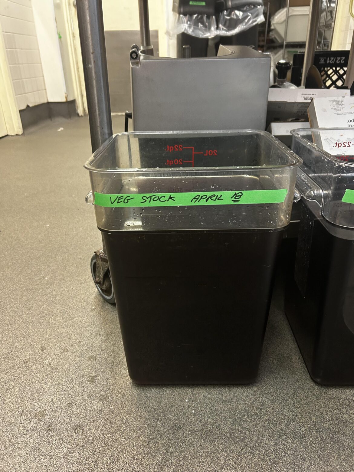 Someone put purple carrots in the veg stock