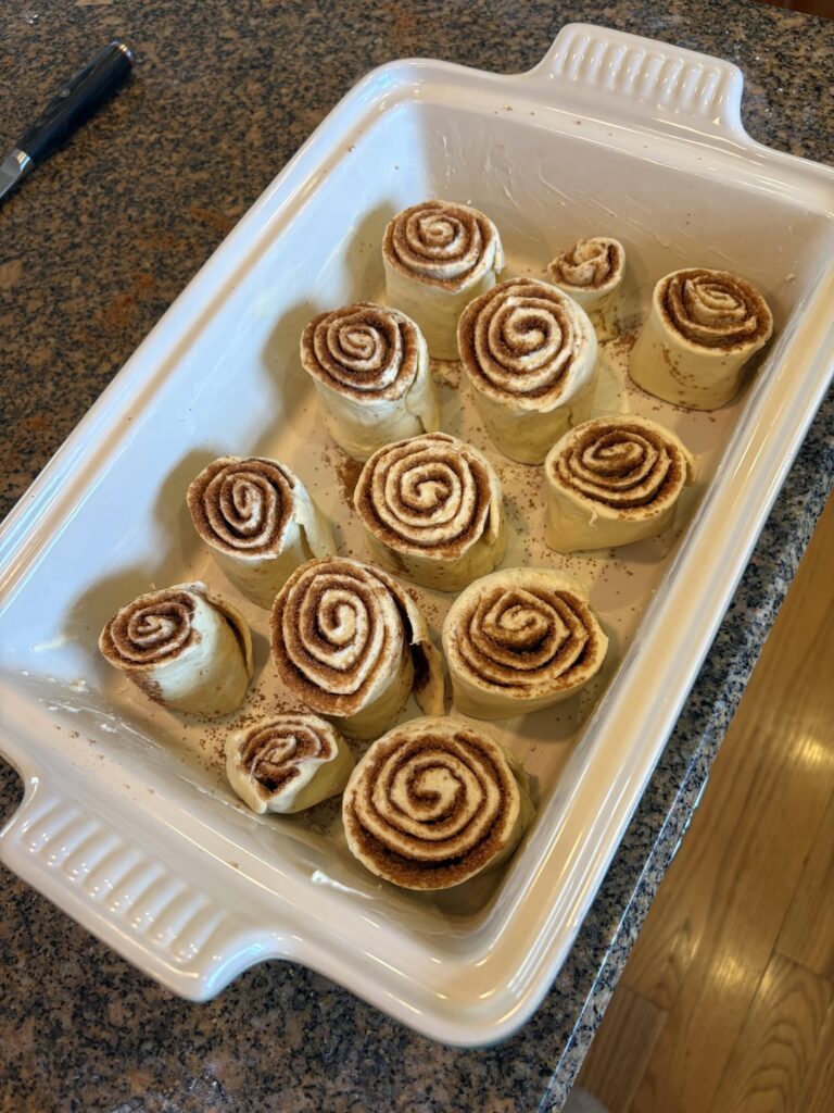 Discard Cinnamon Rolls