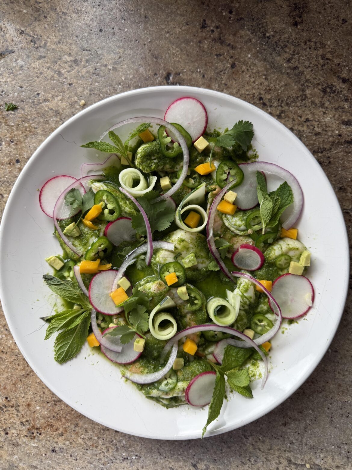 Scallop and Shrimp Aguachile