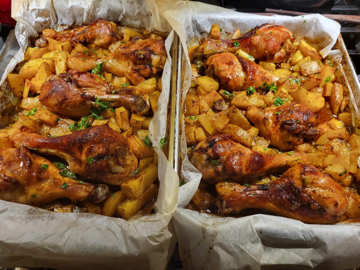 Oven-roasted Chicken and Potatoes