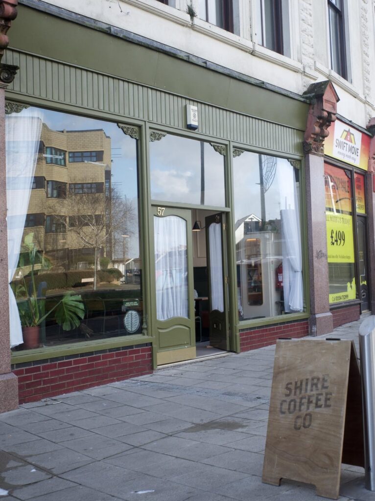 Shire coffee @ The Bookshop