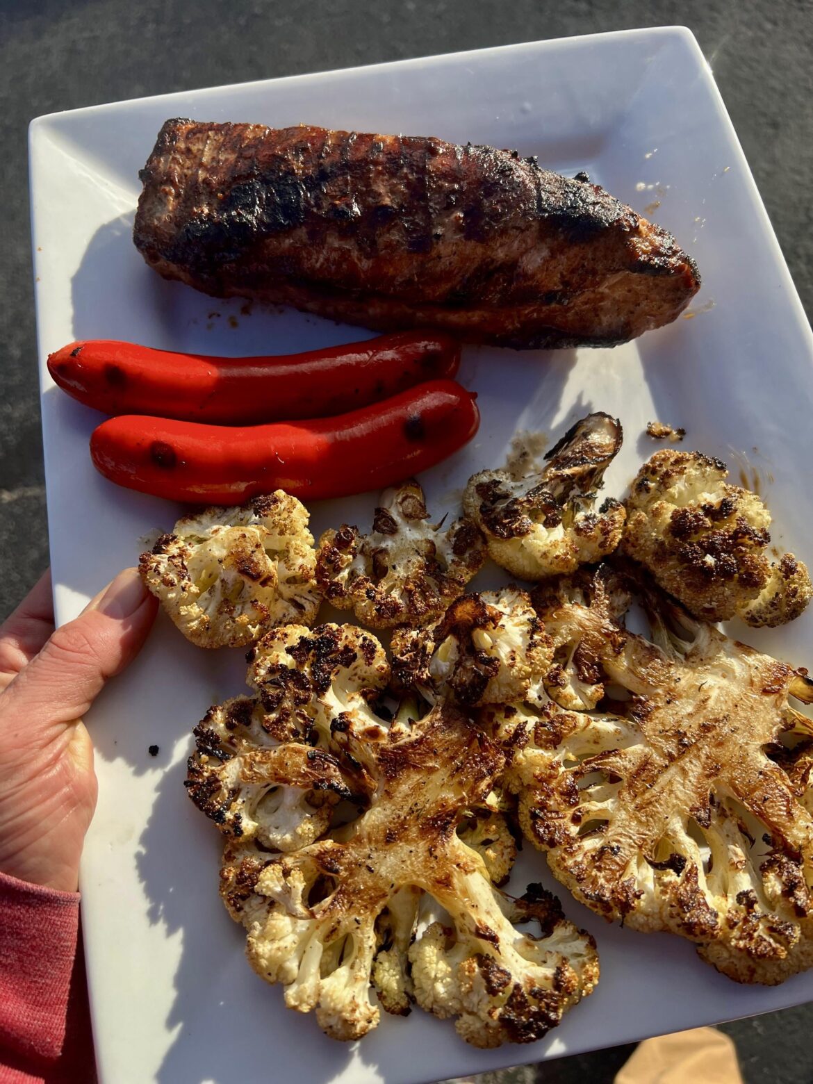 Grilled cauliflower for the first time tonight and was genuinely blown away... soooo good!!