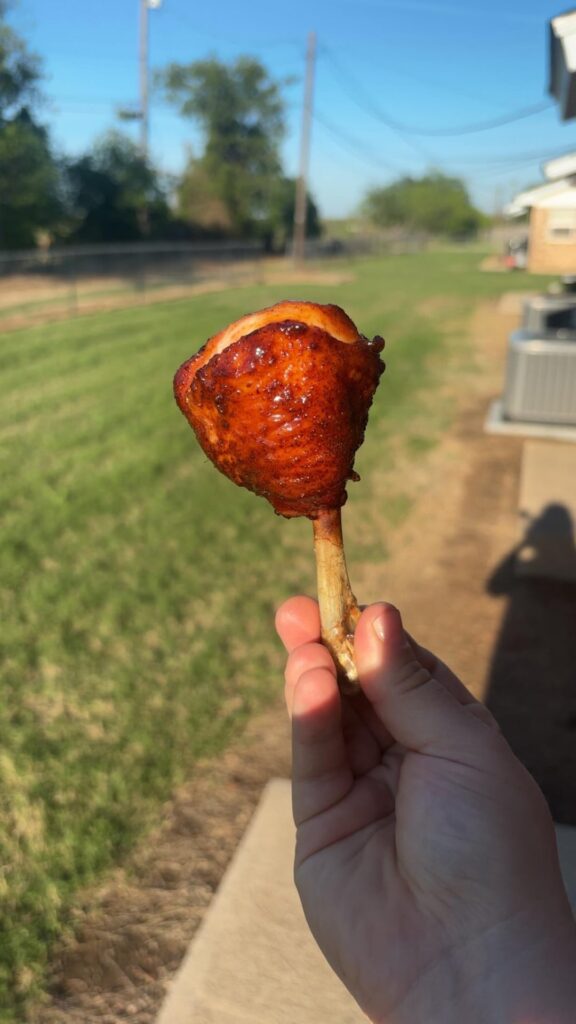 My first time making chicken lollipops