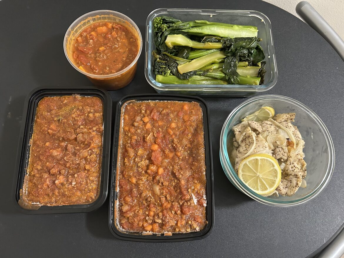 First time posting meal prep