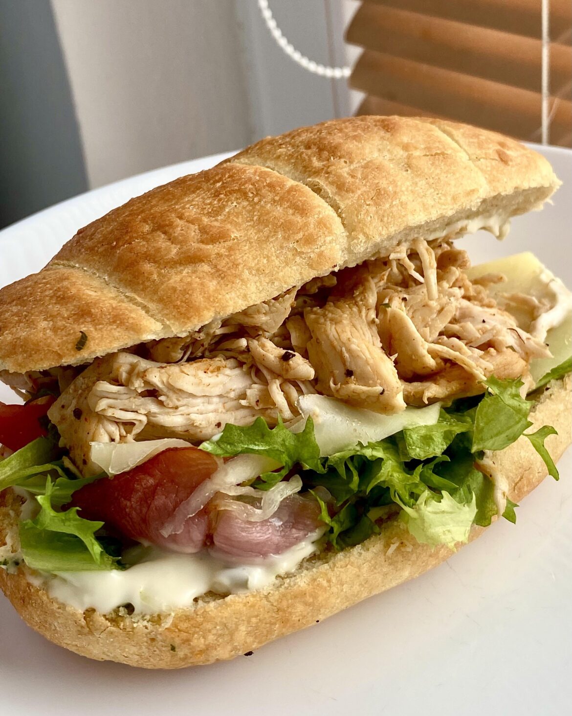 Homemade chicken sandwich