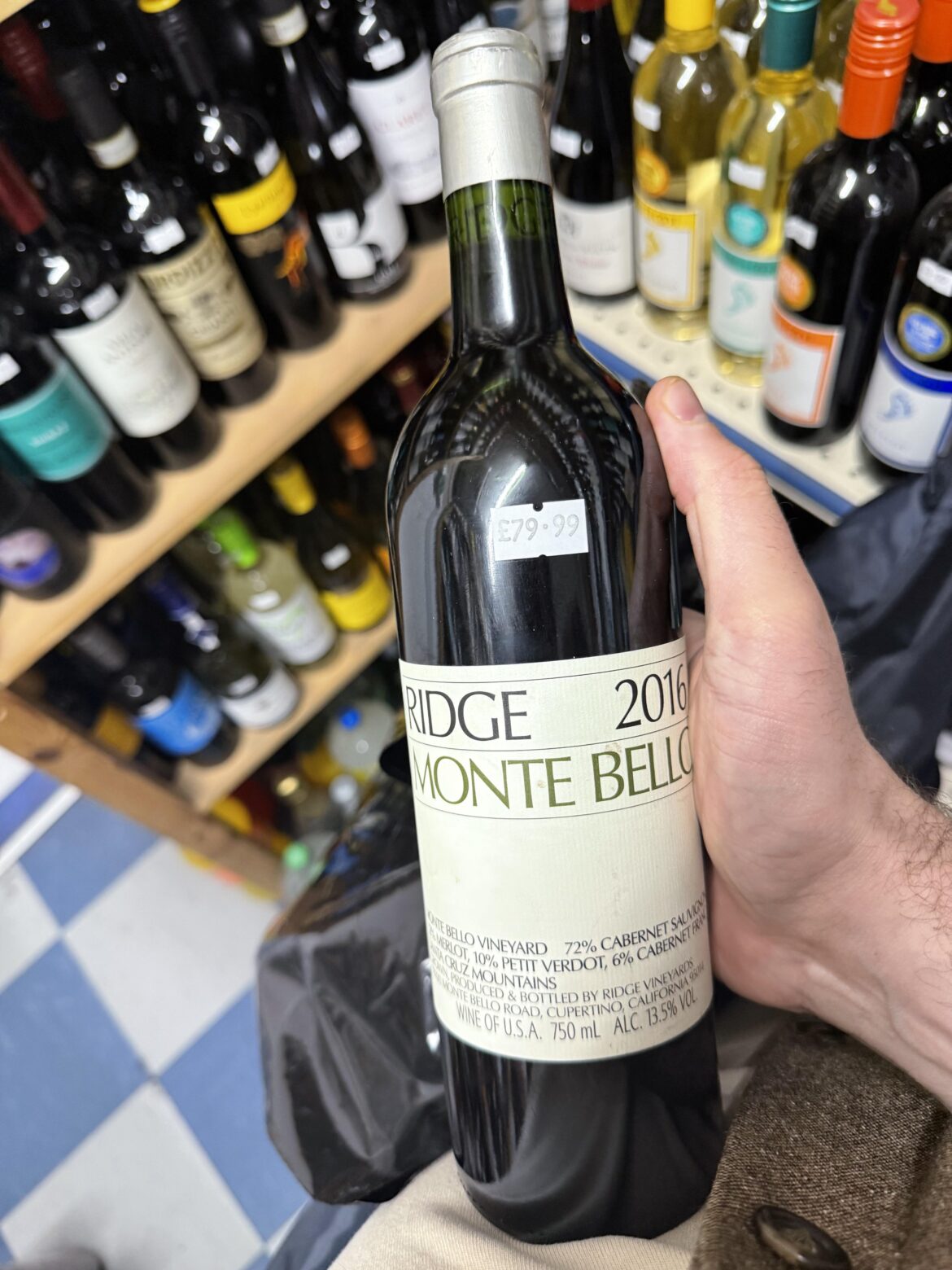 Love a random Off-license find in London… RMB 16’ @£79.99 🤣