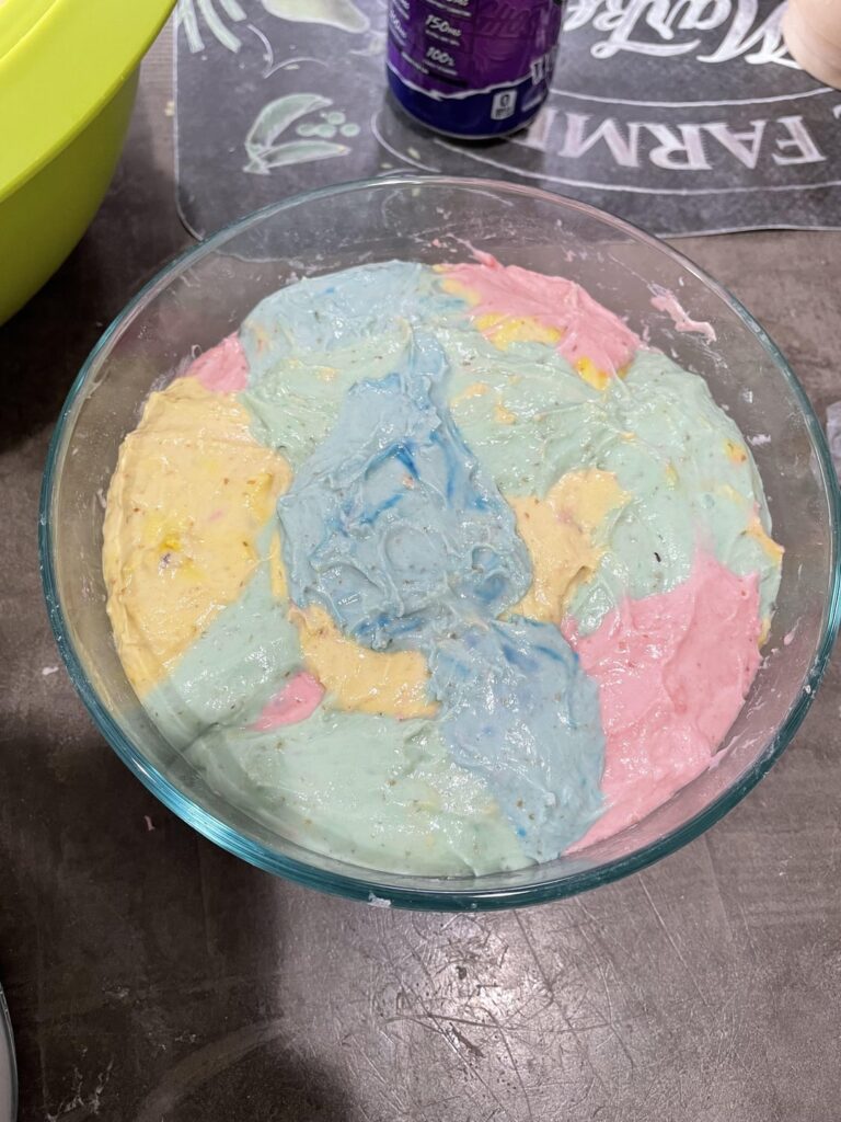 Tie Dye Sourdough for Easter Tie Dye Sourdough for Easter