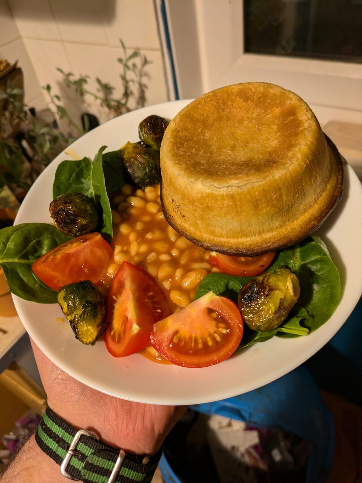 Traditional springtime British salad