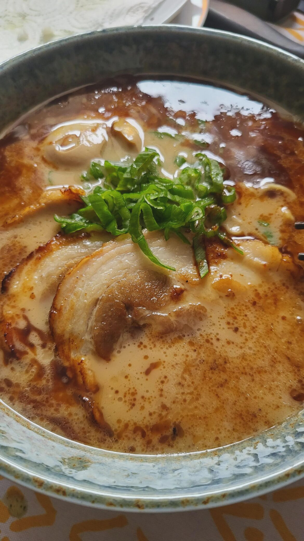 My first tonkotsu !
