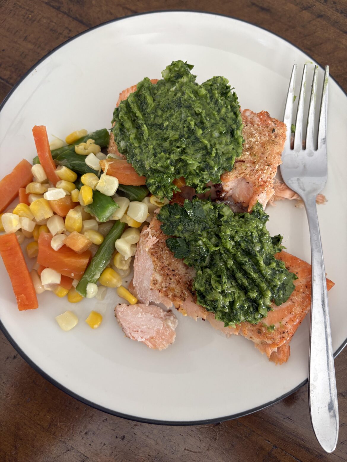 Salmon with Chimichurri