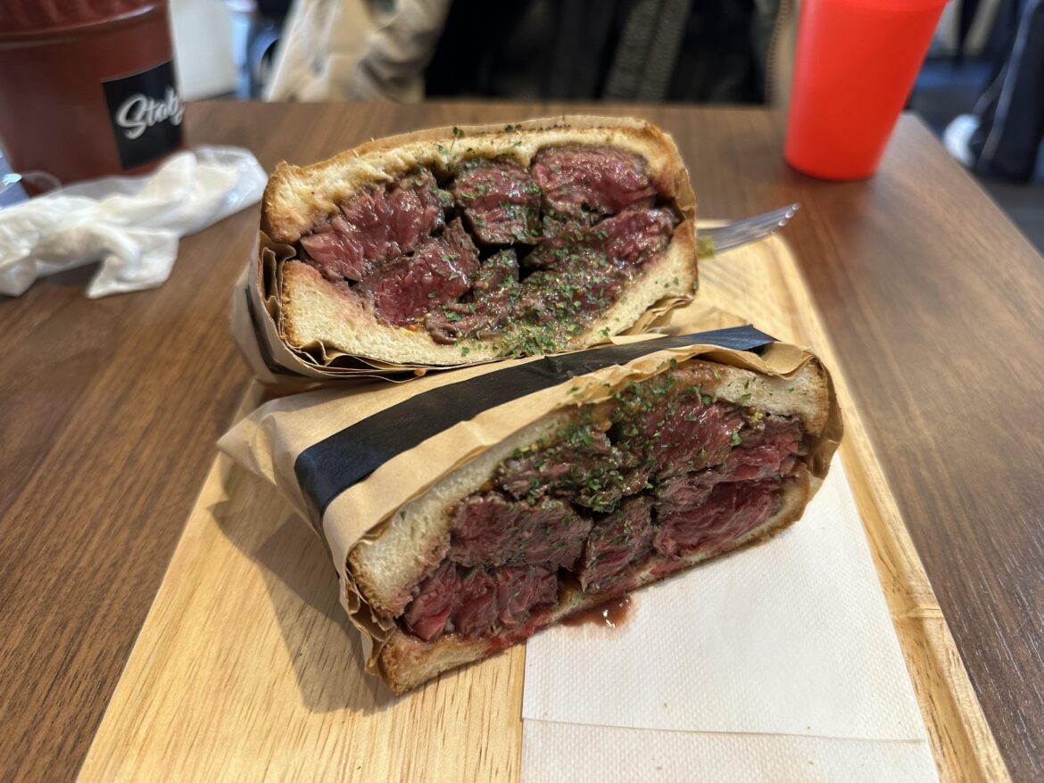 Wagyu Sandwich in Tokyo