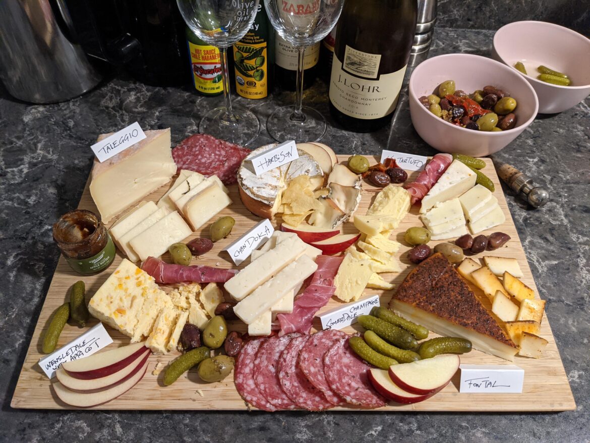 Some Cheese and some meat