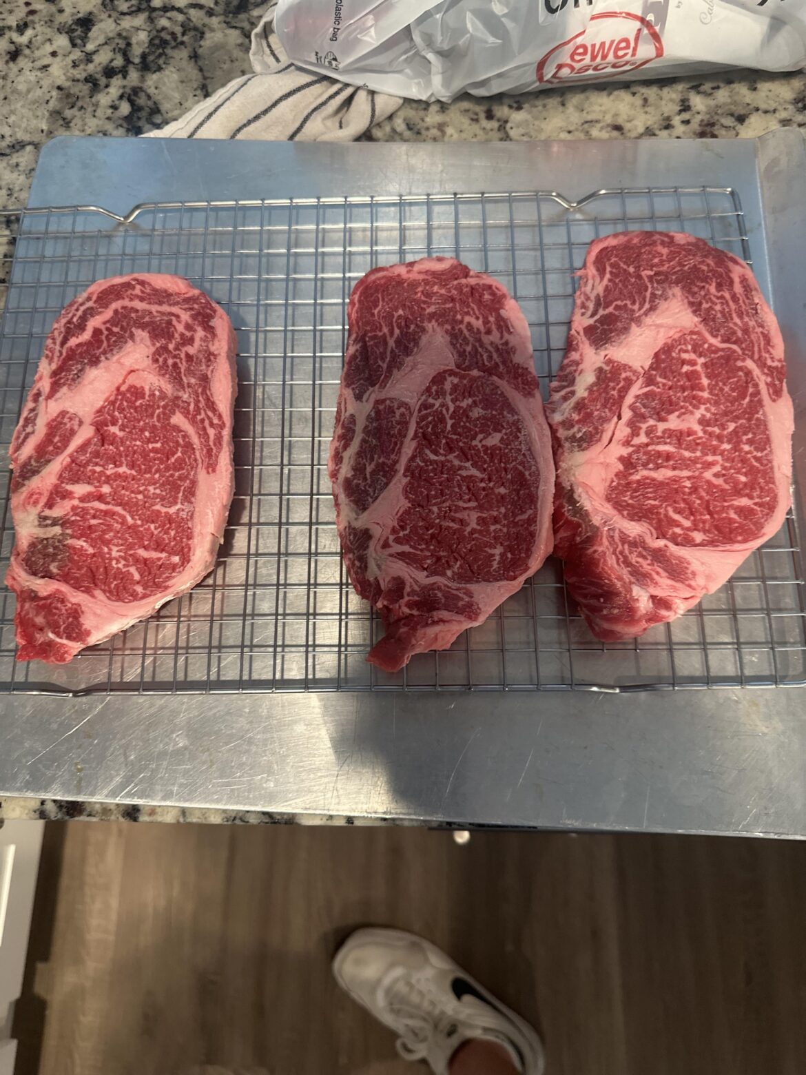 4 pack of these for 27 dollars at jewel. Labeled as “choice”