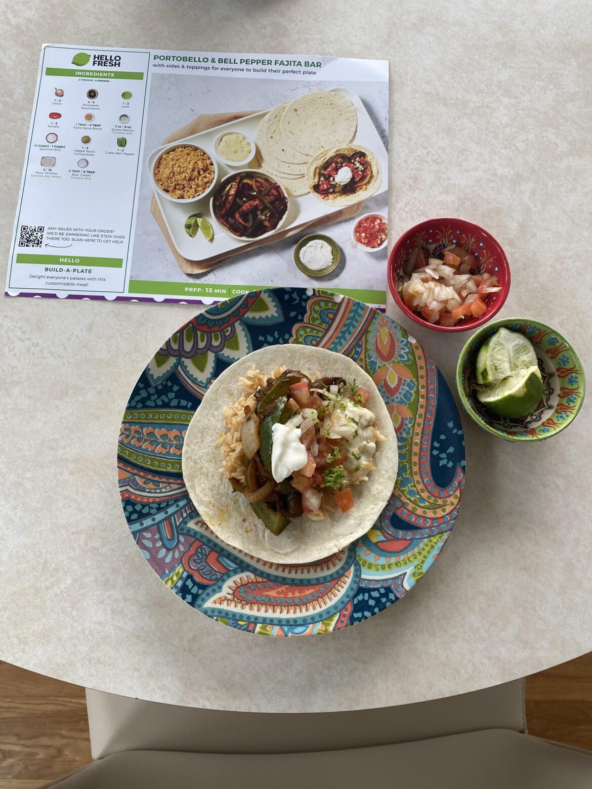 Fajita Bar - Veggie style