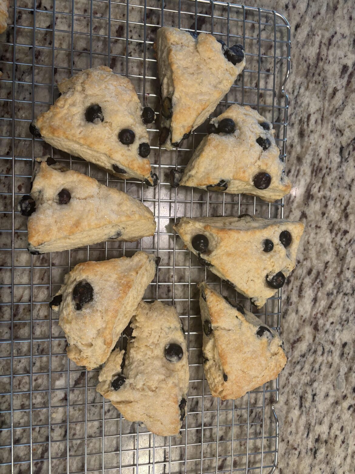 Buttermilk blueberry scones