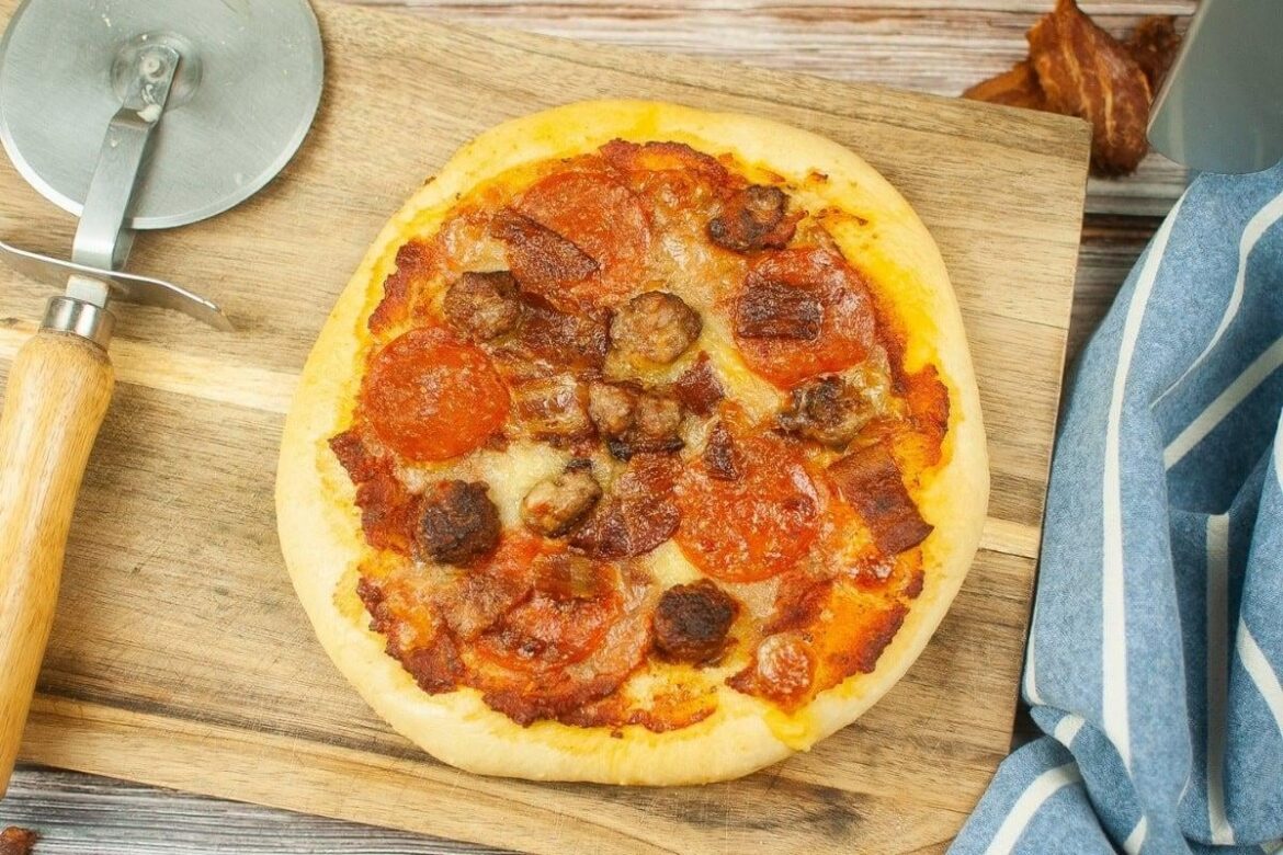 Homemade Air Fryer Meat Lover’s Pizza Recipe