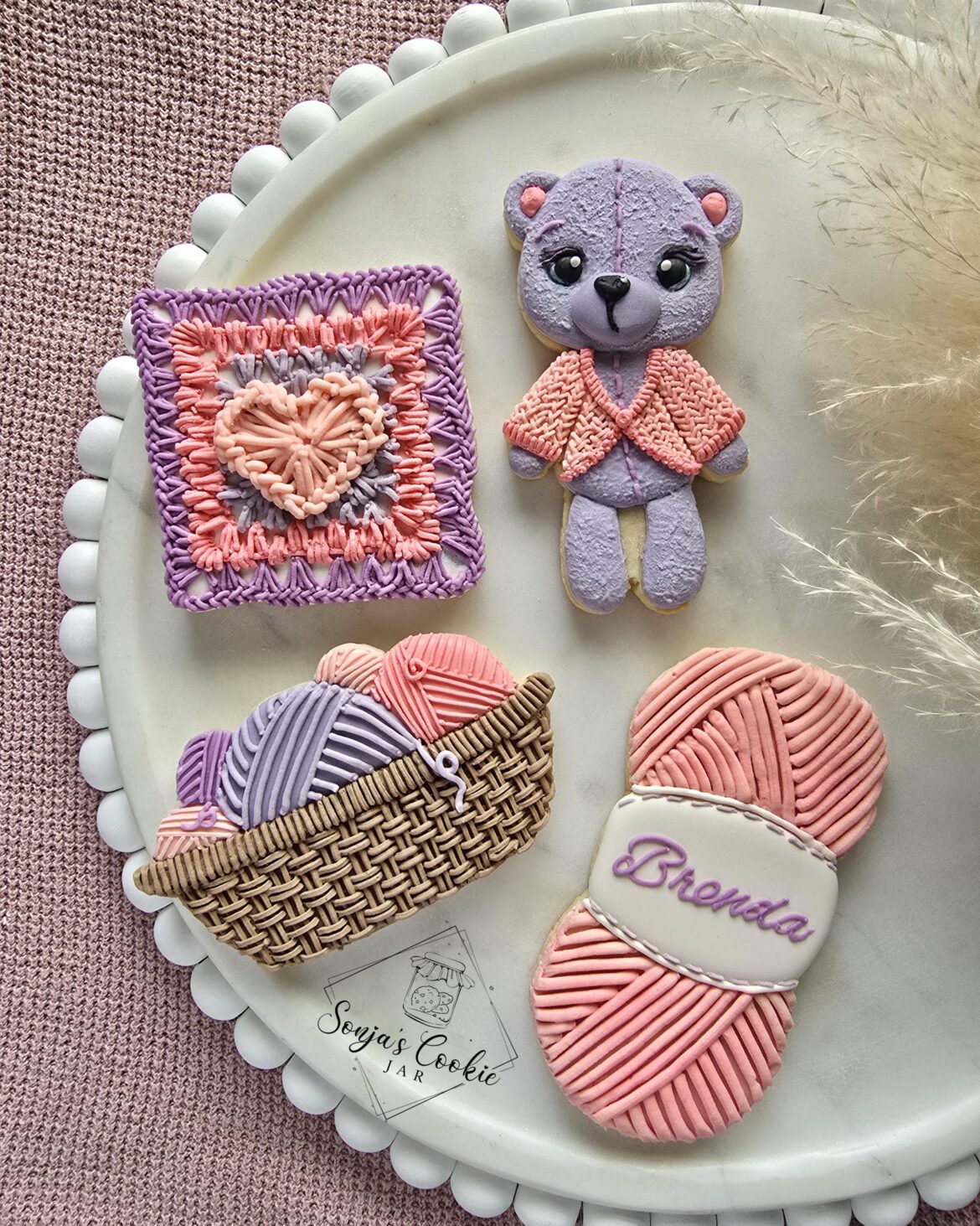 A little set for someone who loves crocheting and teddy bears 🥰