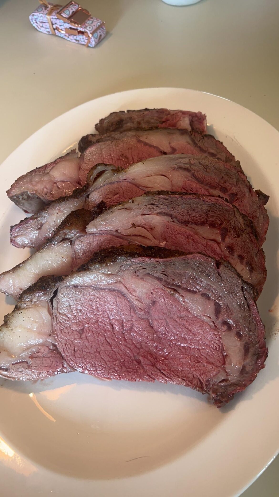 Smoked Rib Roast for Dinner