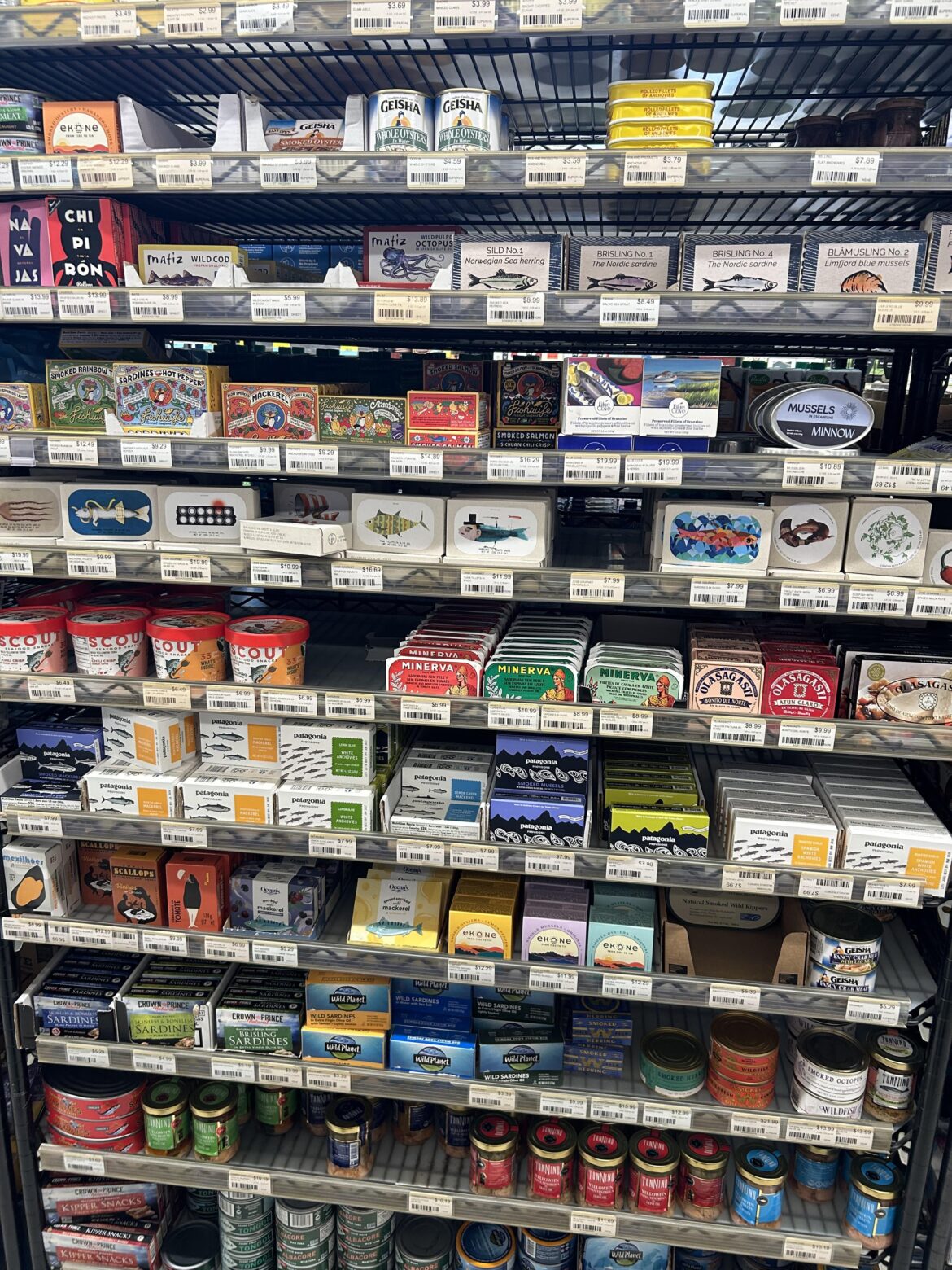 Crazy selection at grocery store