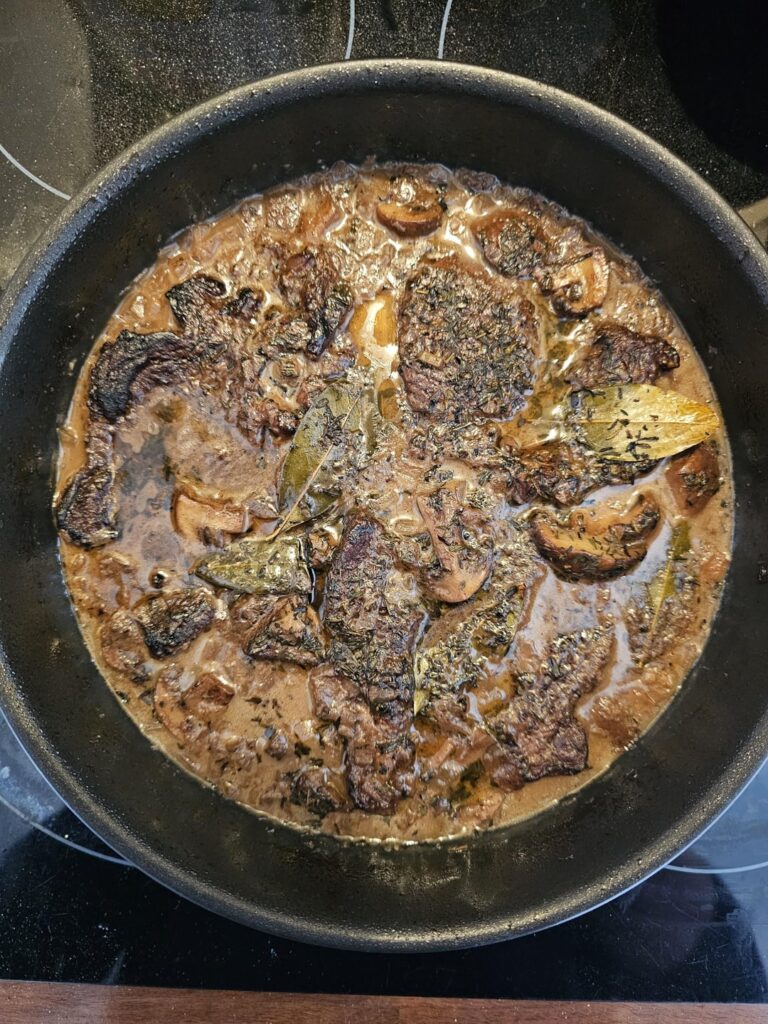 Sunday Dinner, Red Wine Braised Beef