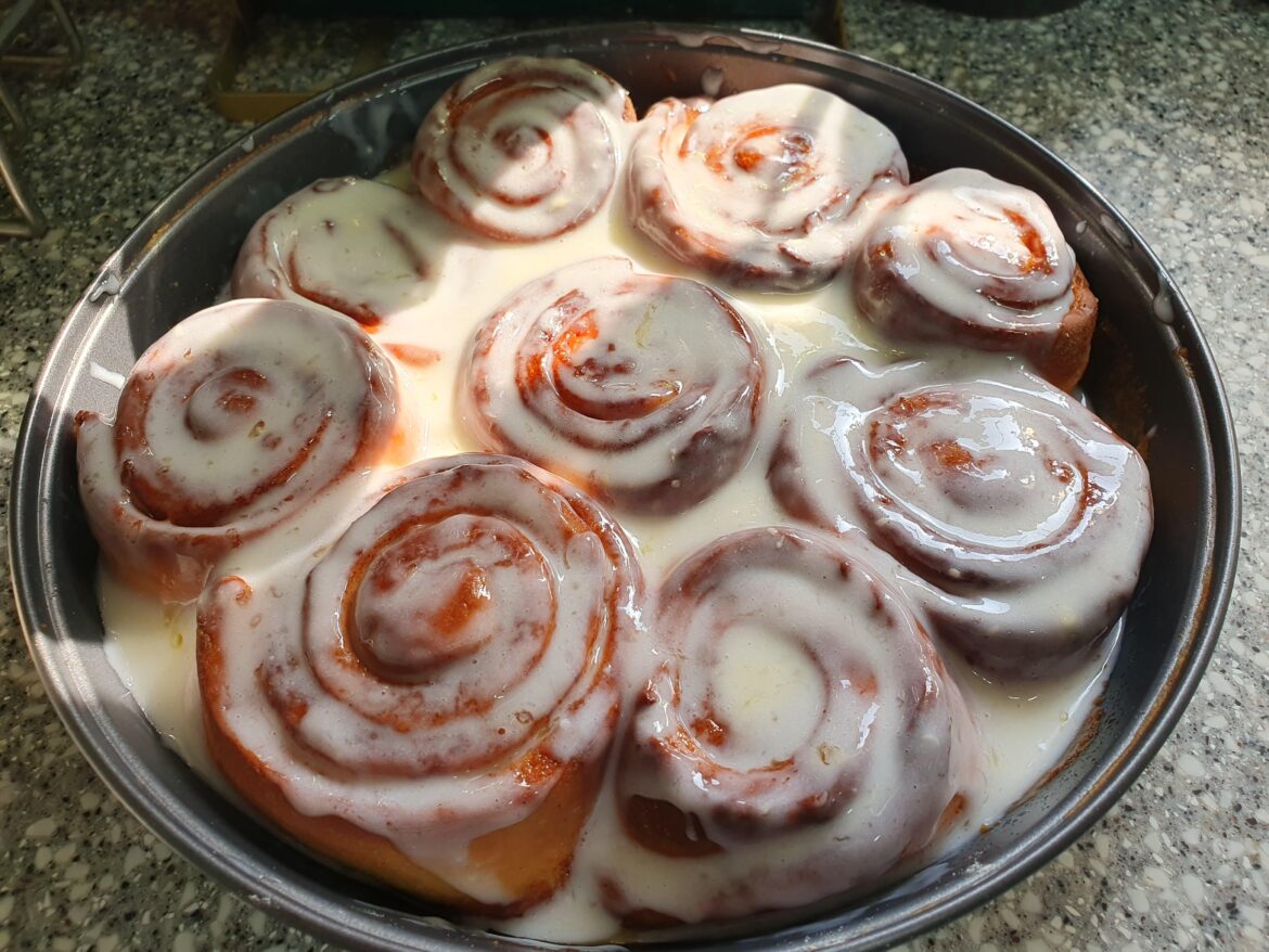 Homemade cinnamon rolls