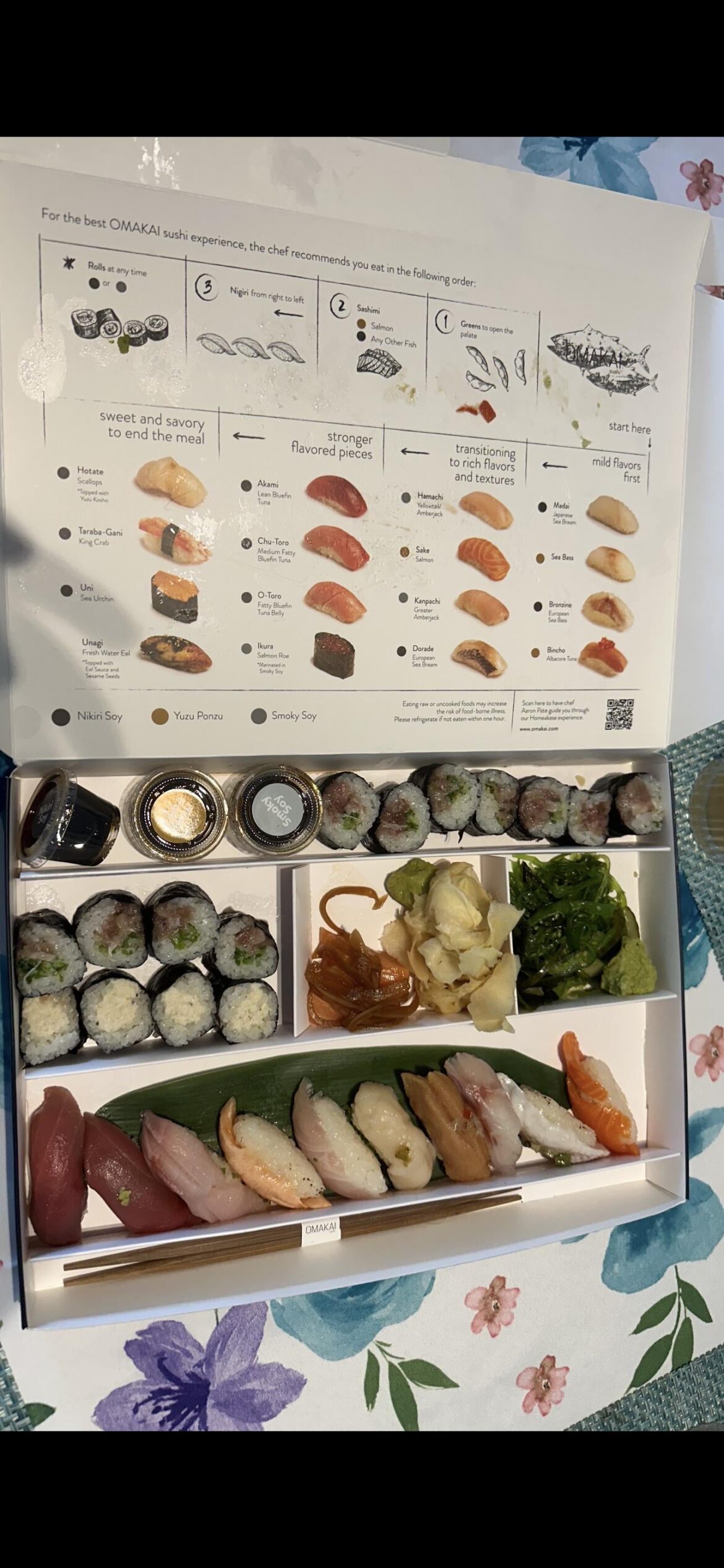 Never had sushi like this before. Fancy restaurant in Miami
