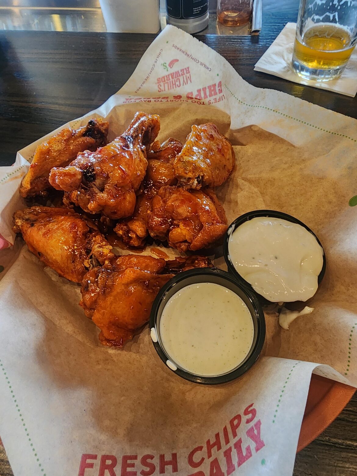 Don't know if we are supposed to post each time we have wings? But if thems the rules.