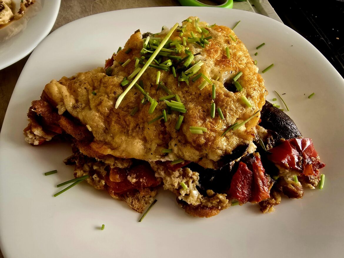 Losing weight: egg white and veggie