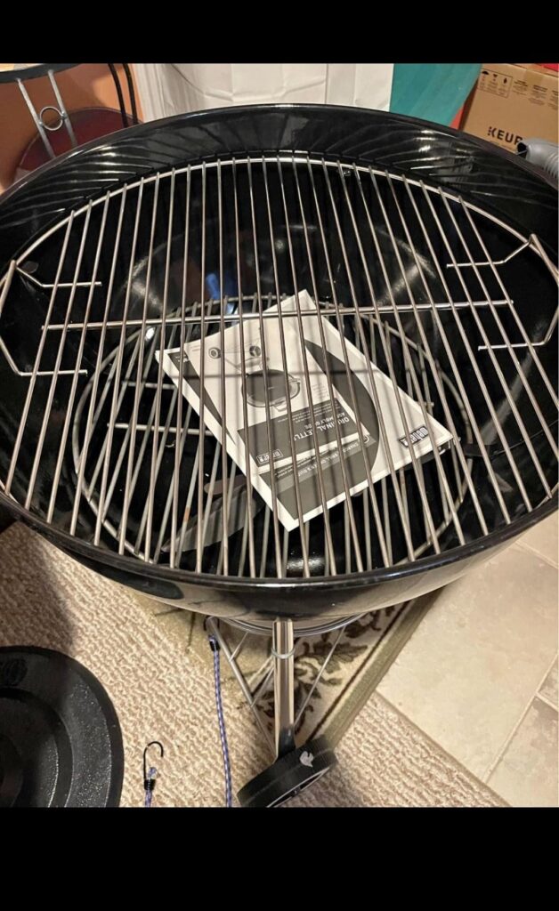 Would you say this brand new Weber is a good deal? $100 and this guy lives 10 mins away from me. 22inch Weber Kettle Grill, non premium, but is a fair price and has accessories, the grill has never used…