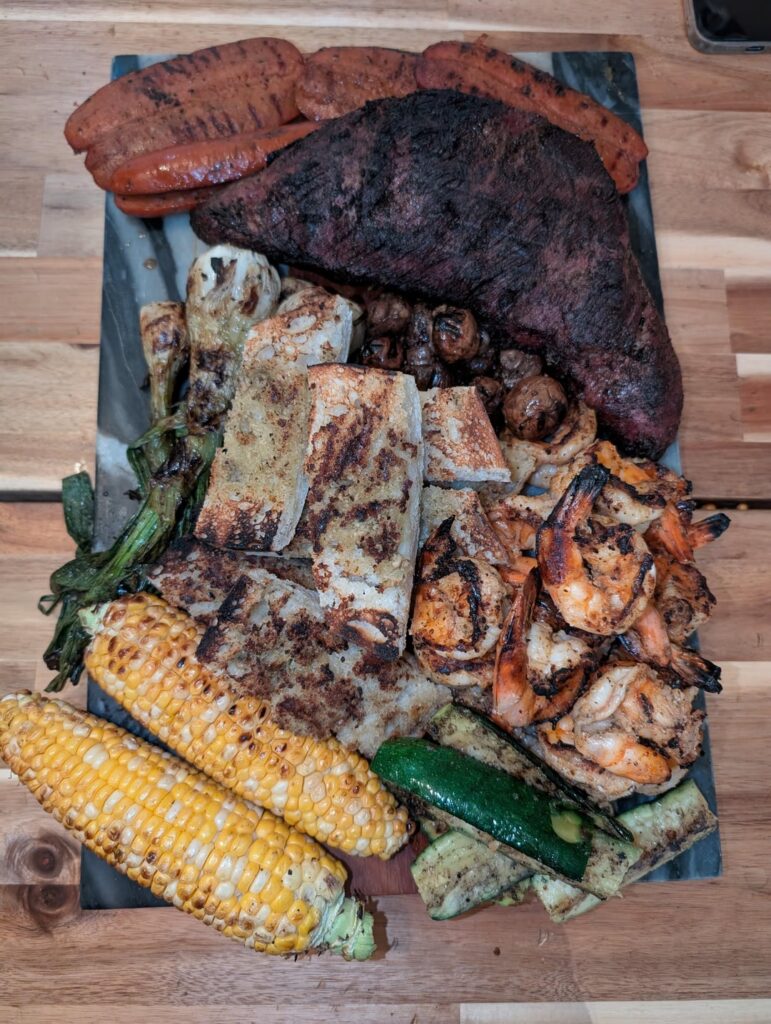 We ate like royalty this past Sunday