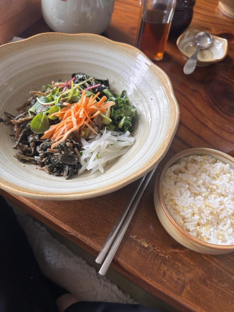 Korean Mountain Vegetable Bibimbap (Sanchae Bibimbap) — Simple, Earthy, and Delicious!