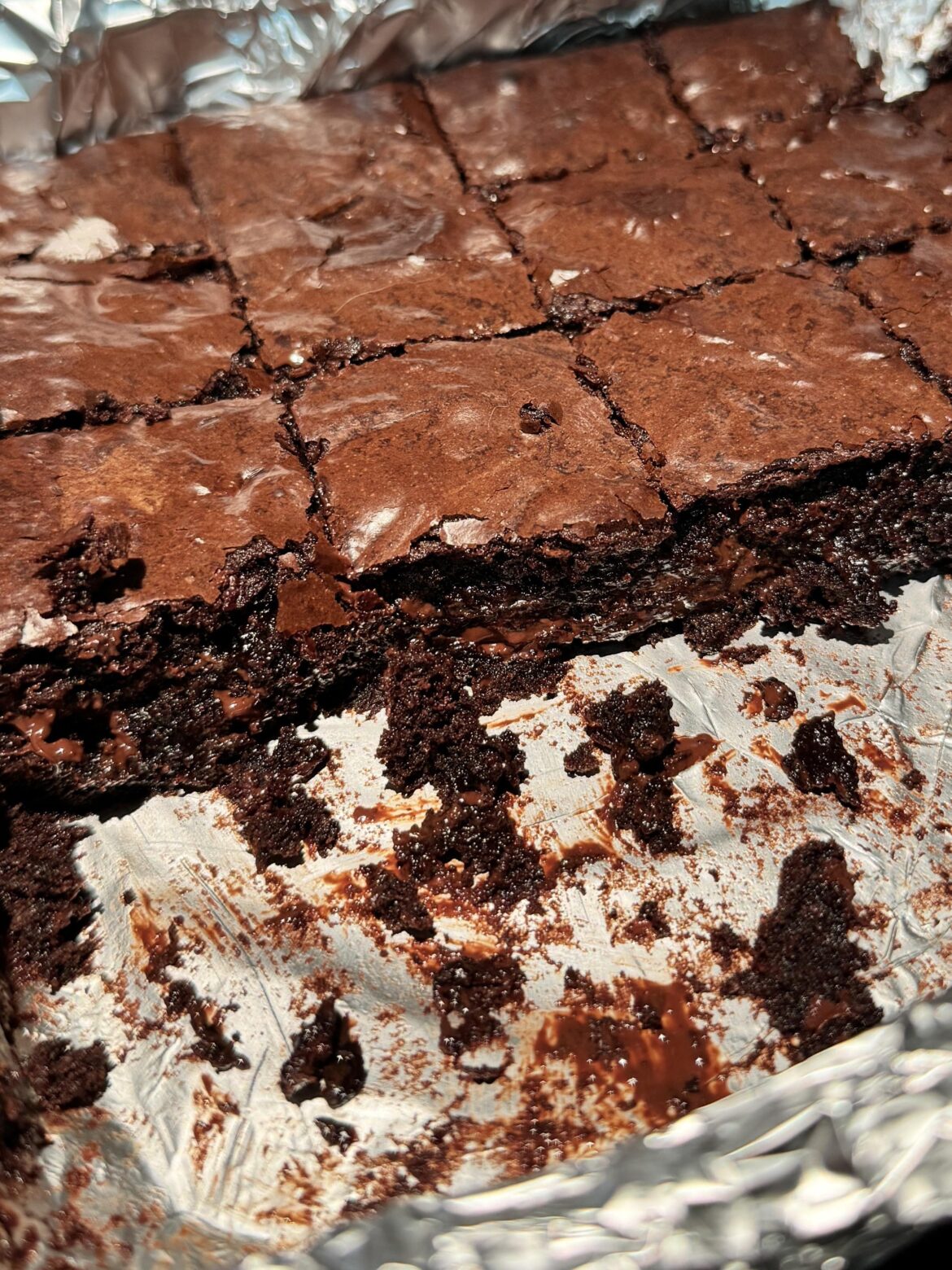 Not the best photos, but THE best brownies I’ve ever baked.