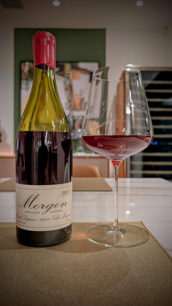 2001 Lapierre Morgon | Gambled, lost! 2001 Lapierre Morgon | Gambled, lost!