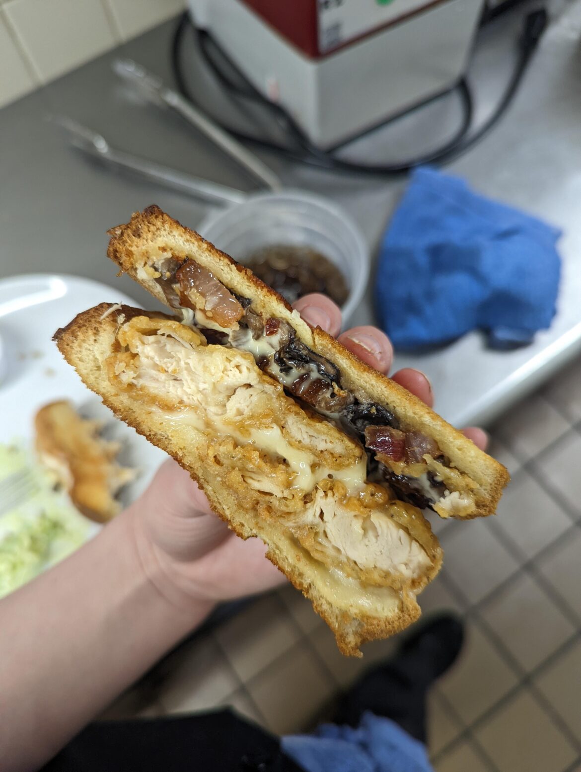 Little sandwich before dinner rush