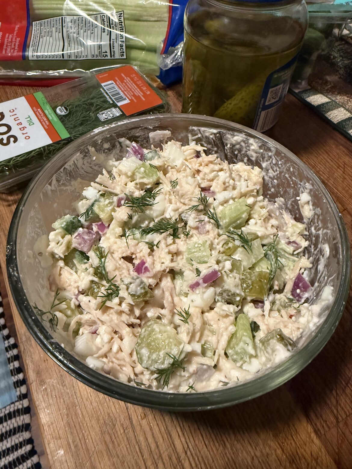 Creamy Dill Pickle Salad
