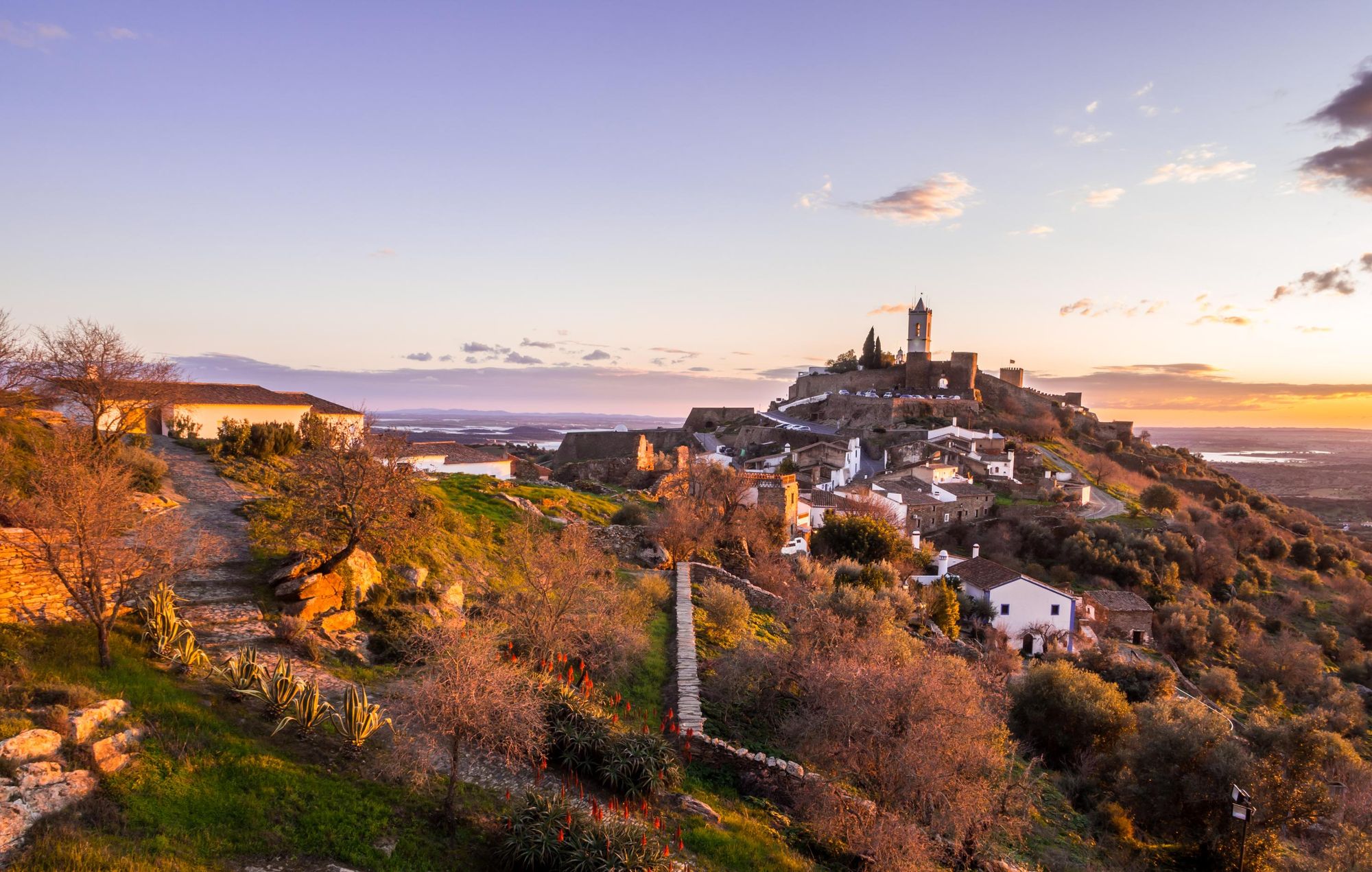 Monsaraz at sunset. Photo: Getty.
