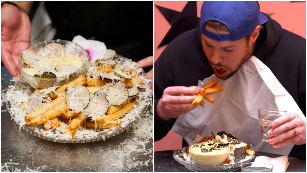 L.A. Beast speed eats the world’s most expensive French fries L.A. Beast speed eats the world's most expensive French fries