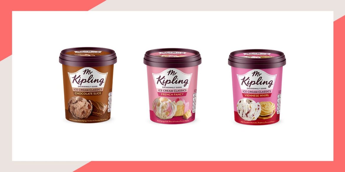 You can now get Mr Kipling ice creams including French Fancy and Viennese Whirl
