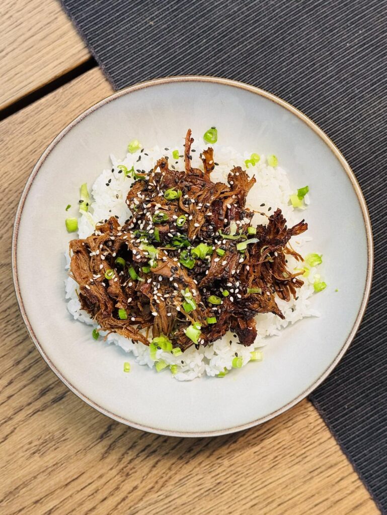 ginger miso chuck roast