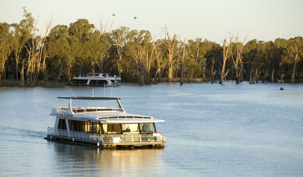 Boats on the Murray River